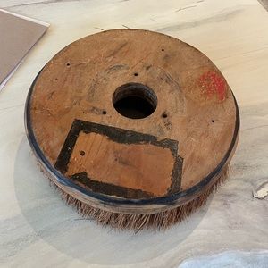 Antique brush / circle wall art